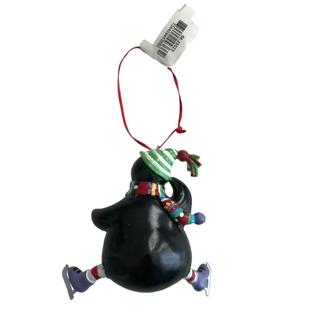 PENGUIN ICE SKATING ORNAMENT